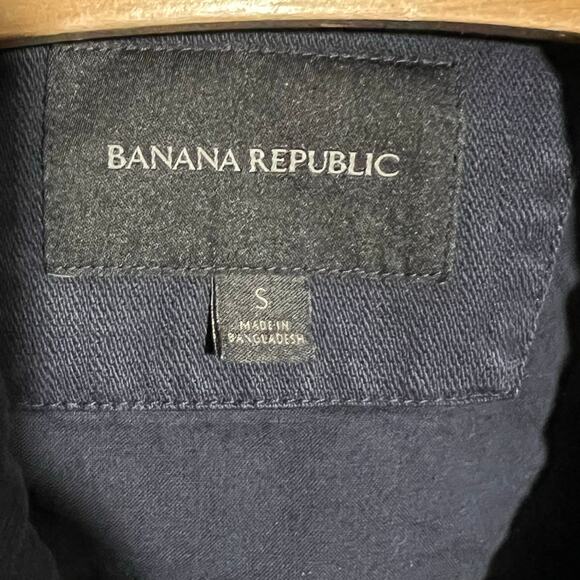 Banana Republic Utility Jacket Dark Blue Small - Picture 2 of 3